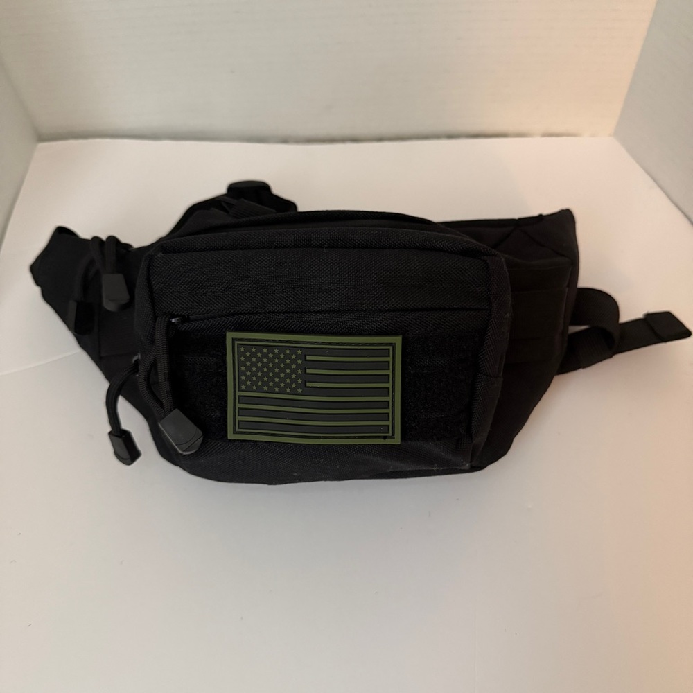 Black Tactical Waist Bag NWOT